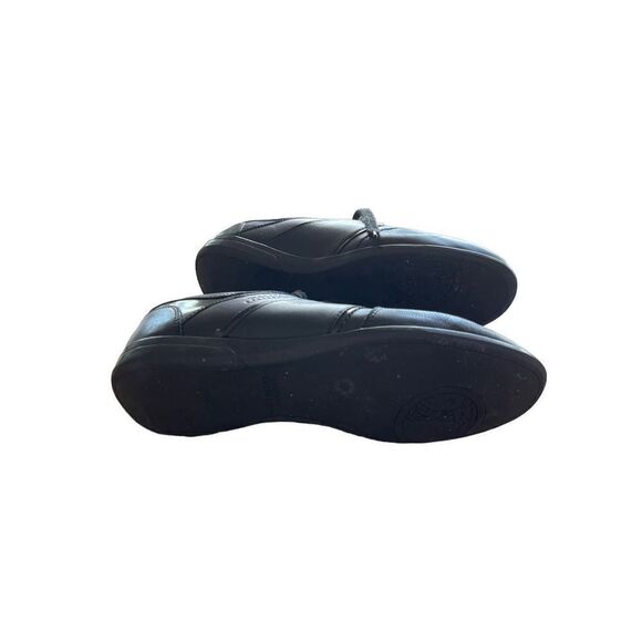 Versace Collection Mens Black Leather Lace Up Running Sneakers Size 42 - Picture 7 of 8